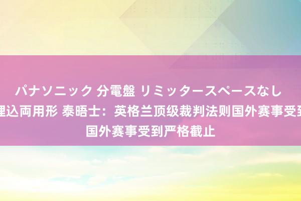 パナソニック 分電盤 リミッタースペースなし 露出・半埋込両用形 泰晤士：英格兰顶级裁判法则国外赛事受到严格截止